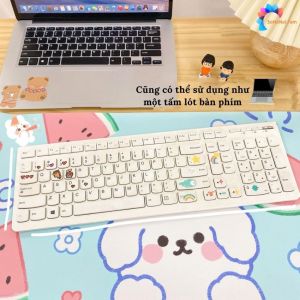 [70x33cm 59x30cm] Miếng Lót Chuột Bàn Di Chuột Cỡ Lớn Lót Bàn Lót Tay Đệm Chống Thấm Nước Cho Máy Tính Để Bàn Hoạt Hình Dễ Thương- SOHANEI FAM