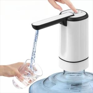 NOBLELYN Small Water Outlet Electric Water Pump Button Control USB Water Bottle Pump Modern Foldable Automatic Water Dispensers Home