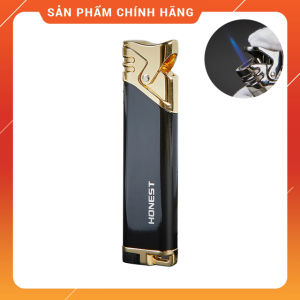 Bật Lửa Hộp Quẹt Khò 1 Tia Honest BCZ-3021 Đẹp Độc Lạ Lửa Khò Mạnh Mẽ - Dùng Gas Cao Cấp
