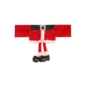 DENIFFY Flexible Christmas Chair Cover Classic High Quality Elf Girl Skirt Chair Cover Table Decoration Cute Santa Belt Holiday Supplies