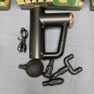 Máy Massage Fascial Gun 4 Đầu Trị Liệu 6 Chế Độ Mạnh Mẽ Máy Massage Cầm Tay Thư Giãn Cơ Toàn Thân