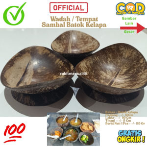 Wadah / Tempat Sambal Unik Batok Kelapa