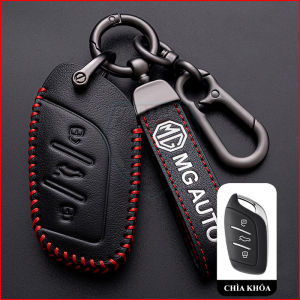 [MẪU SAMURAI] Ốp Chìa Khóa Xe MG MG5 HS ZS RX5 Hợp Kim Cao Cấp Họa Tiết SAMURAI ĐEN VÀ ĐỎ Lịch Lãm Sang Trọng