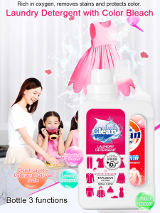 Bottle 500ml / Baby Laundry Detergent/Color Protection Bleaching Pro Detergent/Discount Price