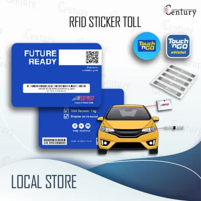 Touch ‘n Go Self-fitment (DIY) TNG UHF RFID TAG Wet Inlay PLAZA TOLL SMART TAG MAXTAG Accessories