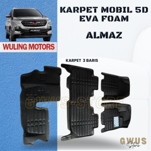 Karpet mobil 5D WULING ALMAZ Premium Car Mat EVA FOAM Mangkok