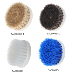 White Soft Dril Brush for Head 60mm Household Floor Cleaning Gadget Accessory for Home Bathroom Floor Mat Cleaning Suppl