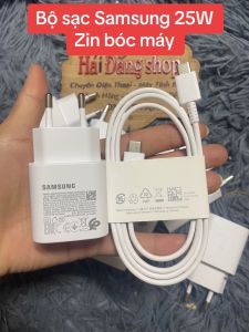 Bộ sạc samsung 25w cổng Type C zin bóc máy hỗ trợ sạc nhanh full dòng BH 12 tháng