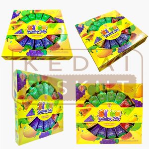 Pudding Jelly Slice - 30pcs