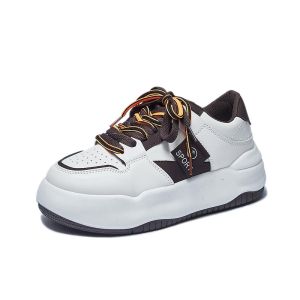 [DENDEN.ID] Sepatu Wanita Sneaker Putih Korea Import Kasual 1055