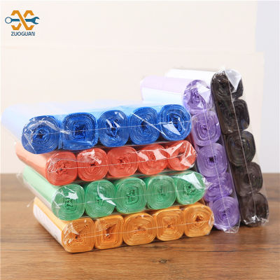 15pcs garbage bag disposable thickened household plastic bag