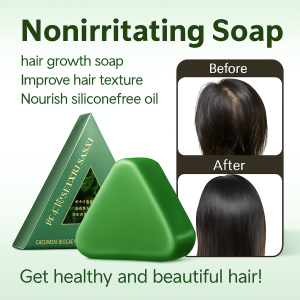 Usman Hair Growth White Hair To Black Hair Shampoo Soap Promote Hair Growth Pure Plant Shampoo Bar Enhance Hair Root