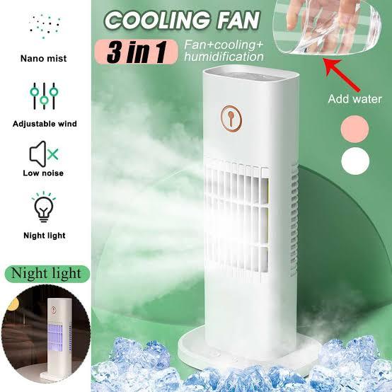 D3 Small Air Conditioner Air Cooler Portable Dekstop Fan / Water