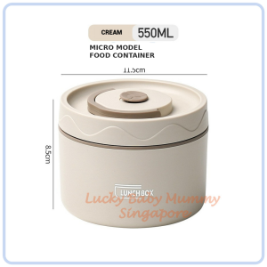 【DAILY ESSENTIAL】 Lunch Container or Separate Bag and Cutlery | 420 or 550ml