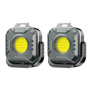 Waterproof Inspection Lamp with Magnetic Base LED Work Light Rechargeable Flashlight for Car Repair Emergencies