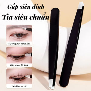 NHÍP THÉP KHÔNG GỈ ĐẦU VÁT SIÊU KHÍT - 1 CẶP - NHÍP NHỔ LÔNG MÀY NHÍP GẮP LÔNG MẶT NHÍP TỈA CHÂN MÀY CAO CẤP
