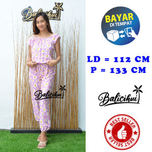 Balicihui Jumpsuit Panjang Lengan Jumpsuit Panjang Wanita Jumpsuit Wanita Jumpsuit Bali Jamsuit Bali