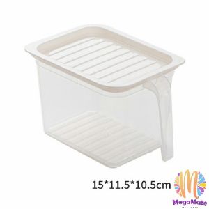 กล่องเก็บอาหารตู้เย็น ""มีที่จับ"" มีฝาปิด Portable refrigerator food storage box มีสินค้าพร้อมส่ง