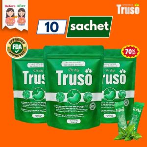 [ ✓LEGIT Store ✓ ] Powder TRUSO stomach herbal - reduces stomach acid reflux /supports digestion 1box of 20 sachet - no side effects