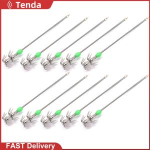 Bền hai lớp Phát sáng trong bóng tối móc 10 cái cho nước mặn và nước ngọt phụ kiện câu cá