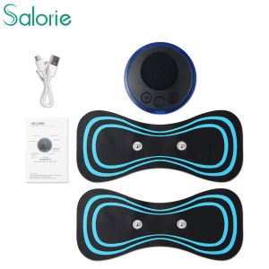 Salorie Portable Mini EMS Body Relax Massager Electric Acupuncture Massage Pad BackNeck Shoulder Relief Muscle Pain
