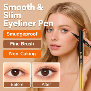 Womens Long Lasting Waterproof Extremely Fine Eyeliner Ultra Fine Smooth Liquid Eyeliner Pen For Beginners