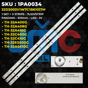 Backlight TV PANASONIC 32 Inch TH-32A400G TH-32A408G TH-32A410G TH-32C400G TH-32C410G TH-32ES500G TH-32AS610G