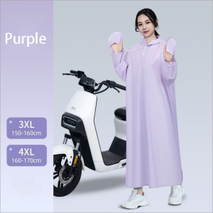 160-170CM Raincoat for Adult Raincoat for Women Waterproof and Rainstorm Proof Motorcycle Electric Bike Raincoat