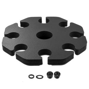 Universal Shockproof Mic Holder Tray with 8 Slot for Broadcasters Musicians and Content Creators