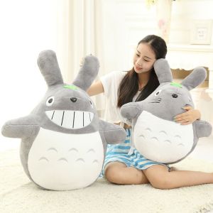 SUPERRR Christmas Gift Birthday Gift Anime Large Stuffed Animals Soft Pillow My Neighbor Totoro Cartoon Character Kids Toys Stuffed Animal Toys Plush Cat Toy Totoro Plush Toy Stuffed Toys
