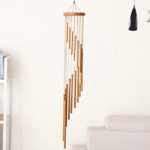 1Pcs Wind Chime 12 Tubes Wind Chimes Aluminum Tube + Pine Metal Pipe Wind Chimes Bells Decor【Ready Stock+50% OFF】