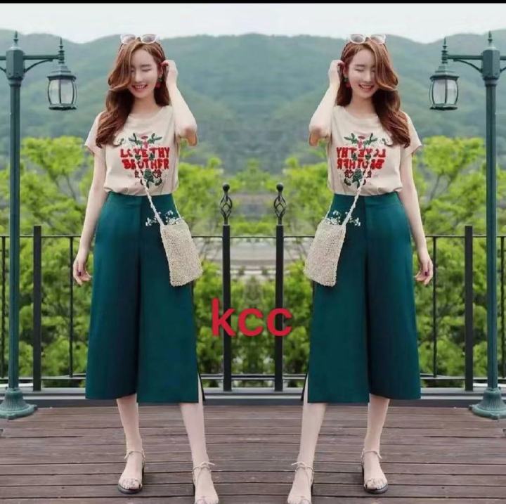 Formal ootd summer korean fashion terno pants
