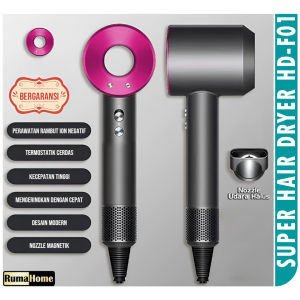 Super speed hair dryer salon garansi 1 tahun Alat Pengering Rambut High Speed Turbo.