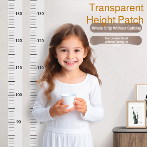 Transparent Height Wall Stickers Two-meter Height Measuring Ruler Wont Damage Walls Home Use Baby Height Measuring Stickers