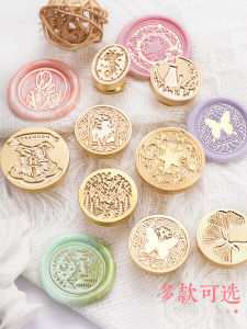 Wax Seals Stamp Head Retro Sealing Wax Stamps Head European-Style Fire Paint Signature Envelope Decor 火漆印章 印章头
