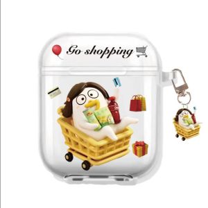 พร้อมส่ง i12 หูฟังบลูทูธไร้สายพร้อมเคสลายร์น่ารัก เเละ ไมโครโฟนแบบ ใช้กับAndroid และiOS ใช่ได้กับทุกรุ่นเลย