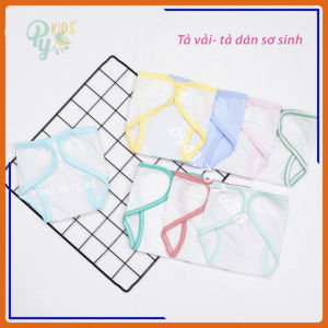 Tả vải tả dán sơ sinh 100% cotton mềm cho bé từ 3-8 kg
