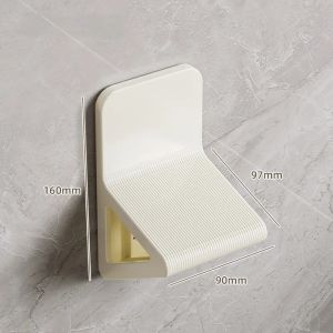 Kirilgu Bathroom pedal device Toilet shower foot washing artifact women and the elderly No punching wall hanging foot pads Q8H3K