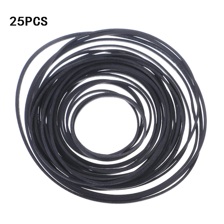 50Pcs 40-135mm Universal Mix Cassette Rubber Tape Machine Drive Flat Belts #B9 - View #11