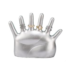 ที่ใส่แหวนกำไลข้อมือวัสดุเรซิ่นชั้นวางสำหรับวางแหวนสำหรับวางบนโต๊ะ