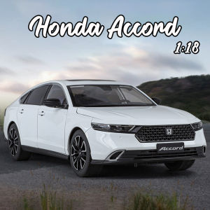 Quy Mô 1:18 Honda Accord xe hợp kim Mô Hình Xe mô hình đúc Âm Thanh Ánh Sáng Xe Những Người Yêu Thích Bộ Sưu Tập Trẻ Em Món Quà Sinh Nhật Kim Loại Đồ chơi bé trai