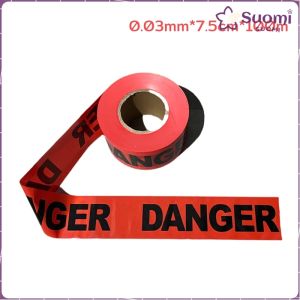 Suomi Caution Tape (Non-Adhesive) Isolated Barricade Yellow and Red Danger Warning Tape 100m/roll