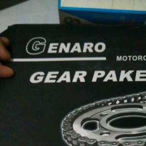 Gear Gir paket Rante Set Motor Vixion new 43T-14T/428H-122L