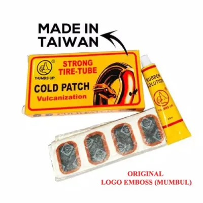 Tambal Ban Dalam Cold Patch Karet Ban Sepeda Motor TIP TOP Thumbs Up