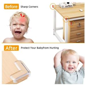 Child Safety Anti-collision L shape Transparent Table Edge Corner Guard Baby Safety Protection Non Toxic