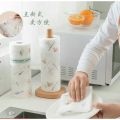 Cuộn giấy lau đa năng bằng khăn lau bếp vải in hình không dệt-Khăn giấy lau nhà bếp có thể tái sử dụng (40 Tờ). 