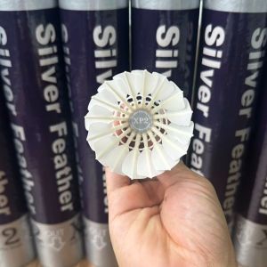 XP2 Sliver หลอดเงิน ลูกแบดมินตันขนห่าน เกรดใช้แข่งขัน ออกก๊วน คนมือหนัก มีความคงทนสูง วิถีลูกดี ปีกเต็มใบแน่น