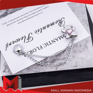 MallMainan-C1289 Bros Rantai Magnet Elegan Bentuk Lucu Pin Hijab Aksesoris Pin Lencana Jas Blazer