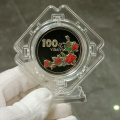 Pelindung Koin Coin Holder Bingkai Koin Slab Pccb Ngc Pcgs Custom 14-40 Mm 360°. 