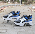Roller Kicker Skate Shoes Retractable Wheels Skating Shoes Skates. 